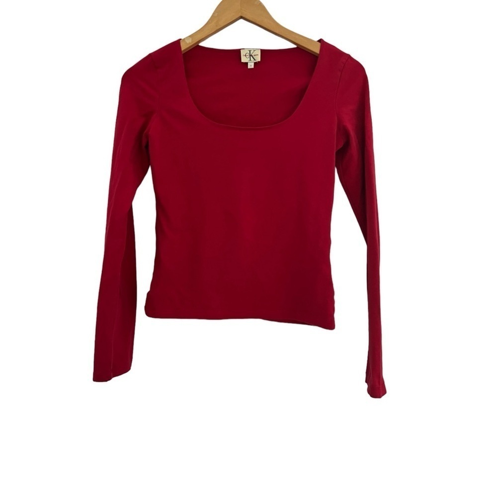 Calvin Klein Jeans Red Y2K Tee Size Medium
